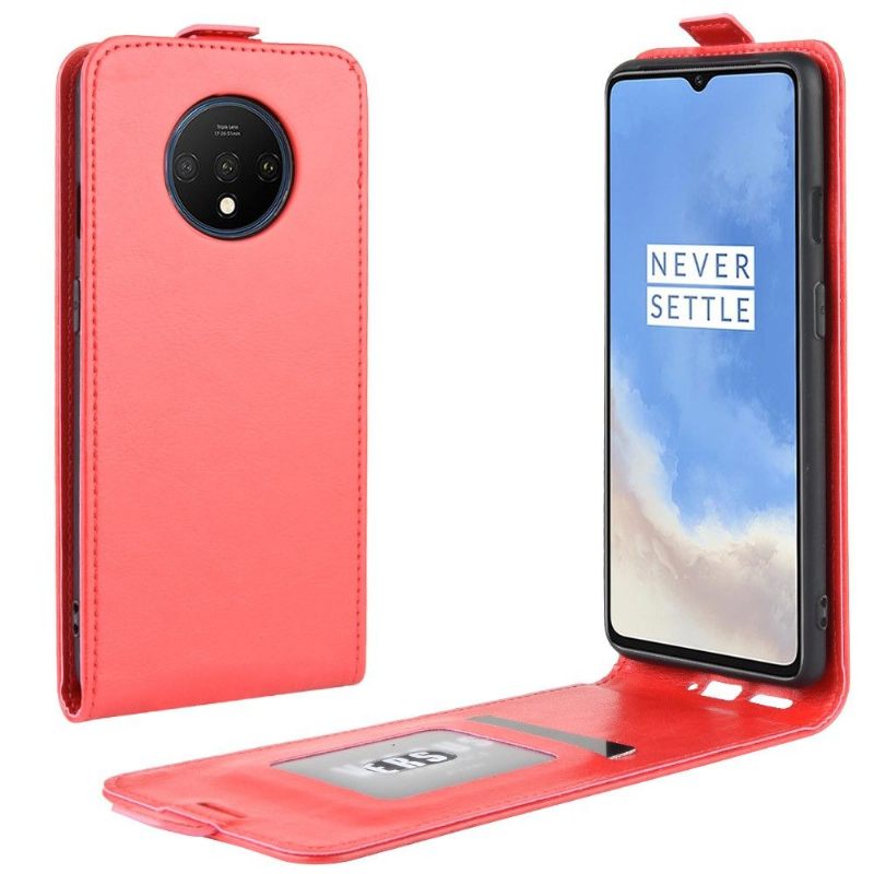 Folio-hoesje voor OnePlus 7T Kunstleer Verticaal