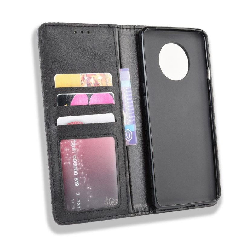 Folio-hoesje voor OnePlus 7T Leer In Cirénius-stijl
