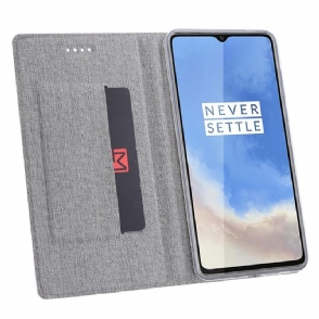 Folio-hoesje voor OnePlus 7T Ondersteuningsfunctie Voor Beugels