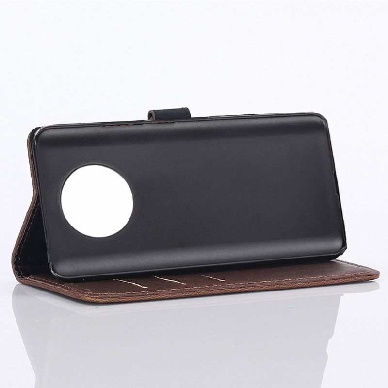 Folio-hoesje voor OnePlus 7T Retro Kunstleer