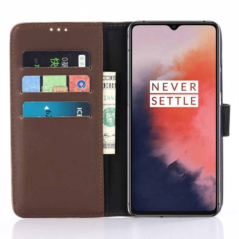 Folio-hoesje voor OnePlus 7T Retro Kunstleer