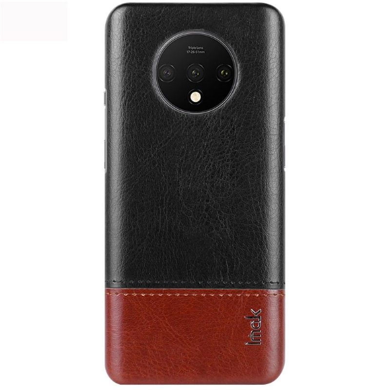 Hoesje voor OnePlus 7T Anti-fall Imak Bicolor Imitatieleer