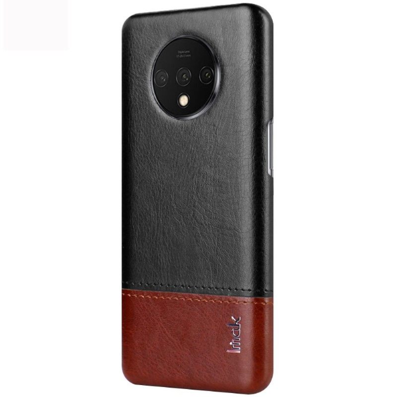 Hoesje voor OnePlus 7T Anti-fall Imak Bicolor Imitatieleer