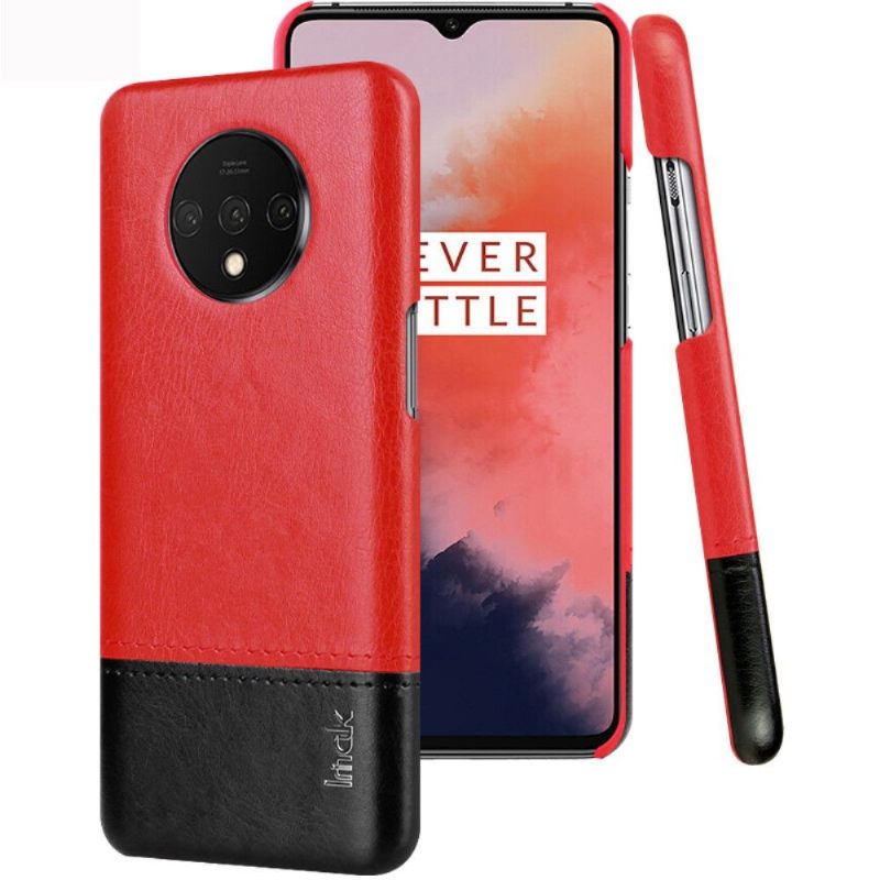 Hoesje voor OnePlus 7T Anti-fall Imak Bicolor Imitatieleer