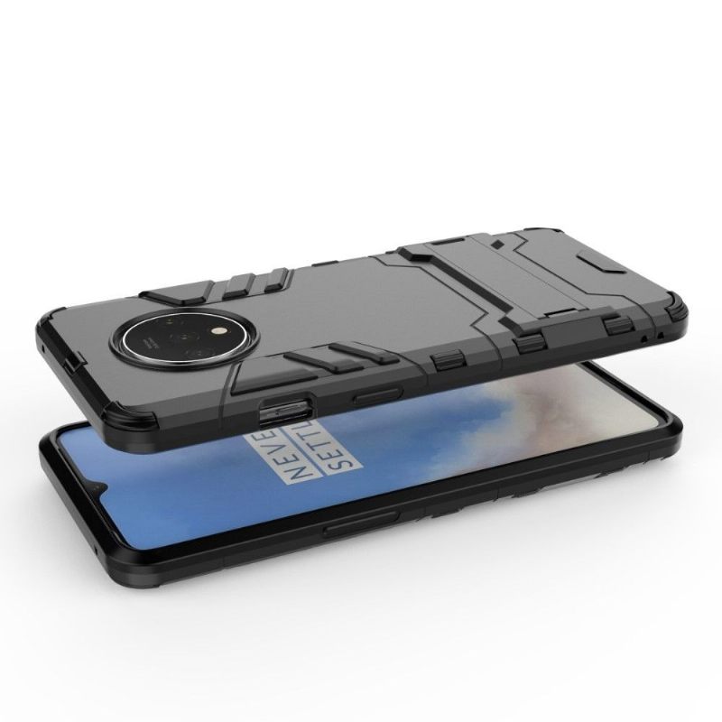 Hoesje voor OnePlus 7T Cool Guard Schokbestendig Met Geïntegreerde Standaard
