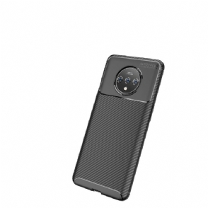 Hoesje voor OnePlus 7T Gel Koolstofvezel Stijl