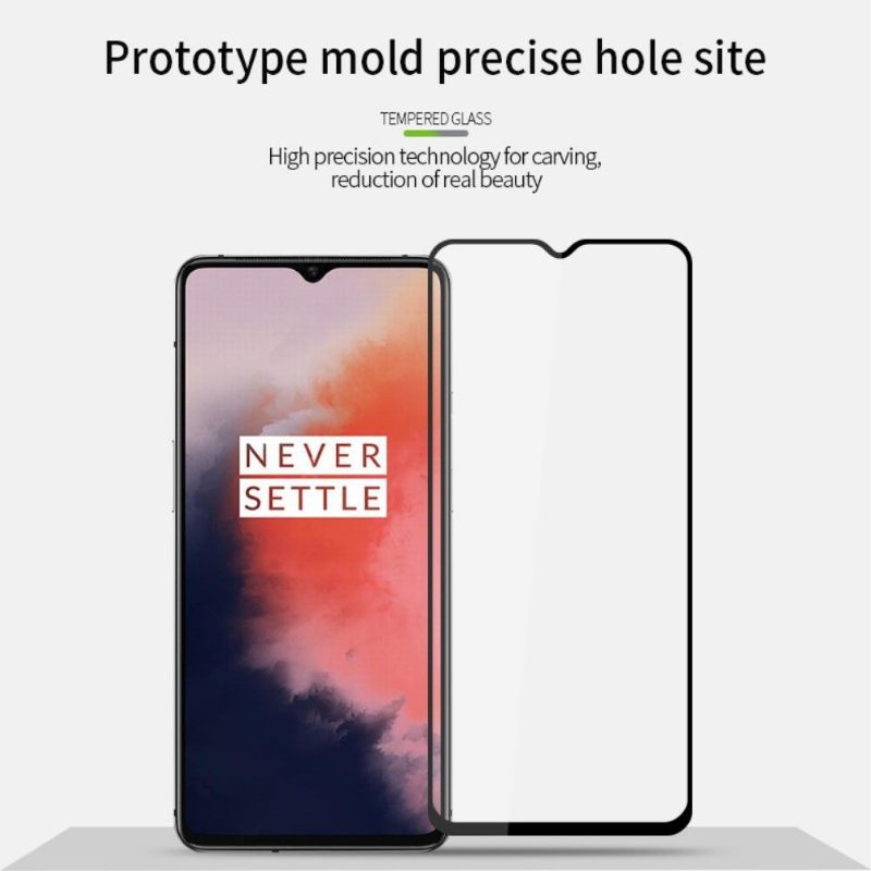 Oneplus 7T - Schermbeschermer Van Gehard Glas Op Volledige Grootte