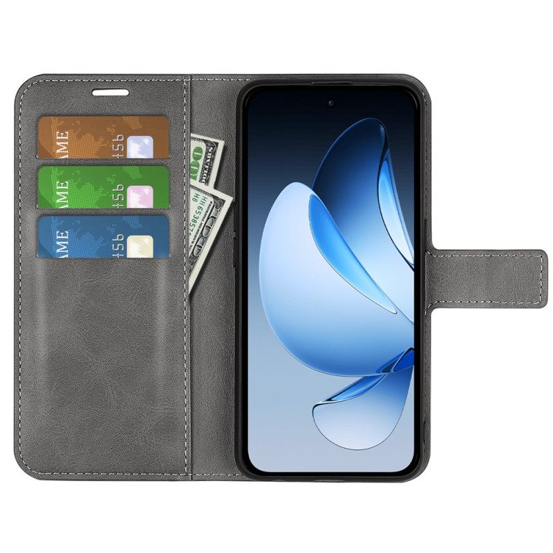 Bescherming Hoesje Oppo Reno 13 5g Leer Stijl