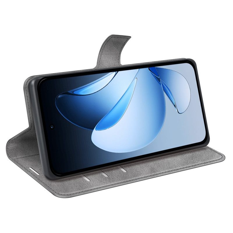 Bescherming Hoesje Oppo Reno 13 5g Leer Stijl