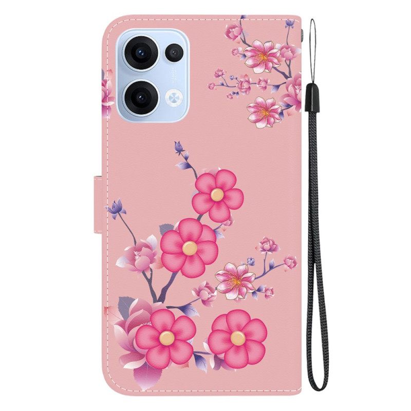 Bescherming Hoesje Oppo Reno 13 5g Sakura Patroon