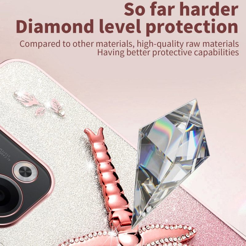 Cover Hoesje Oppo Reno 13 5g Telefoonhoesje Libellenbevestiging