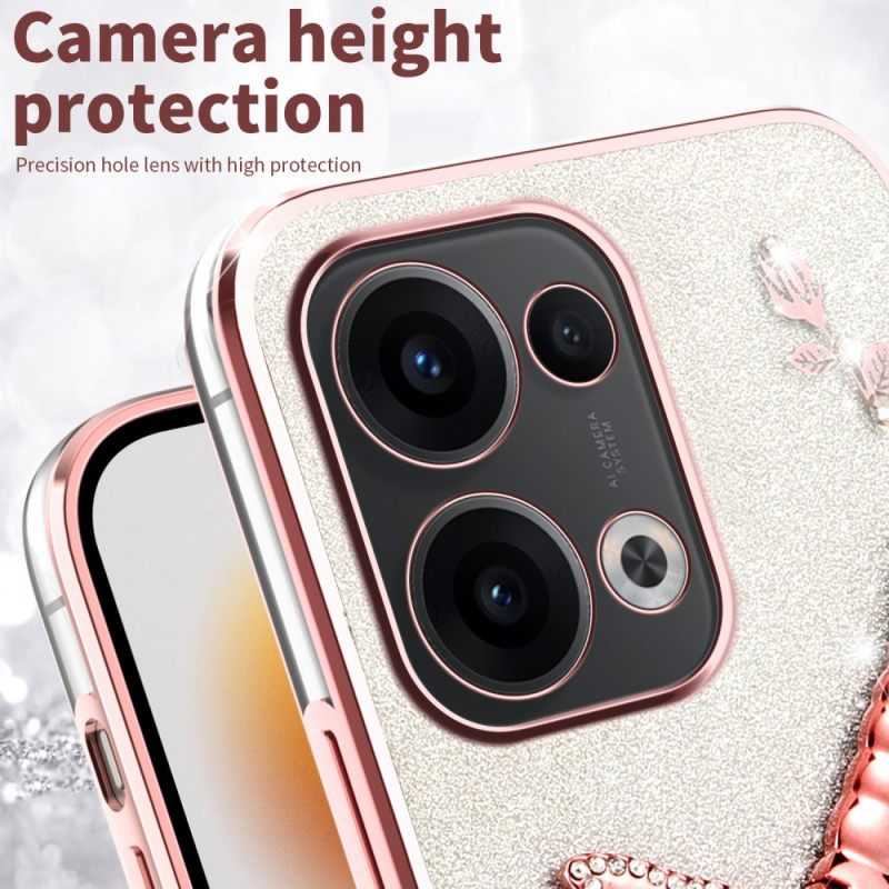 Cover Hoesje Oppo Reno 13 5g Telefoonhoesje Libellenbevestiging