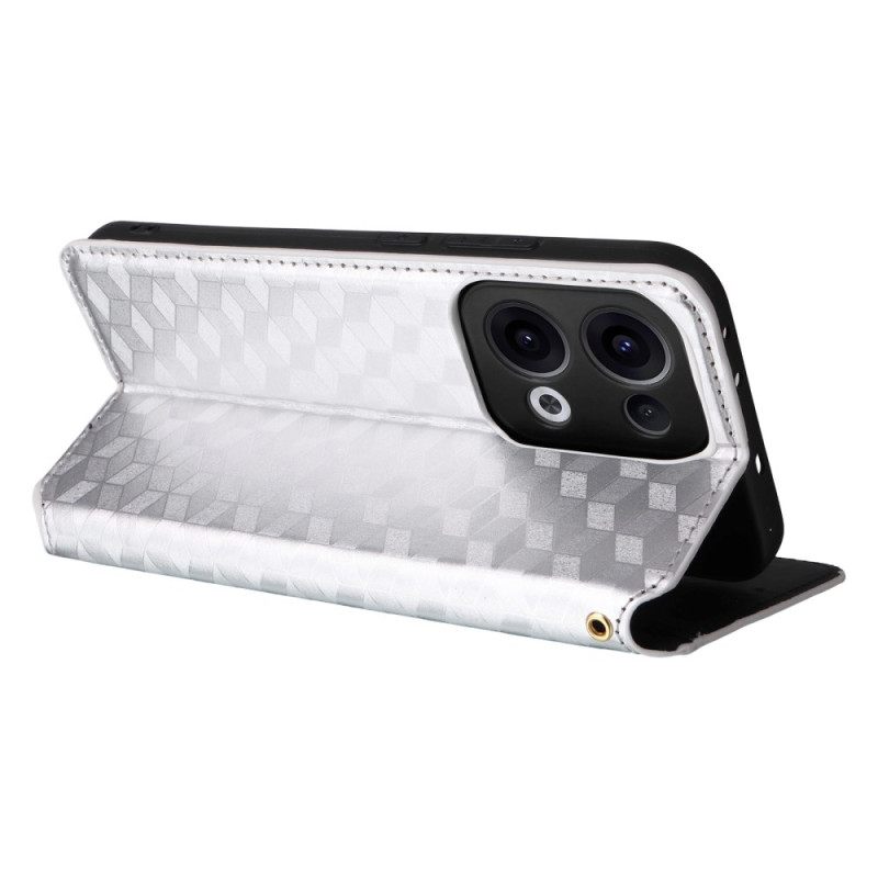 Folio-hoesje Oppo Reno 13 5g 3d Diamanten Bescherming Hoesje