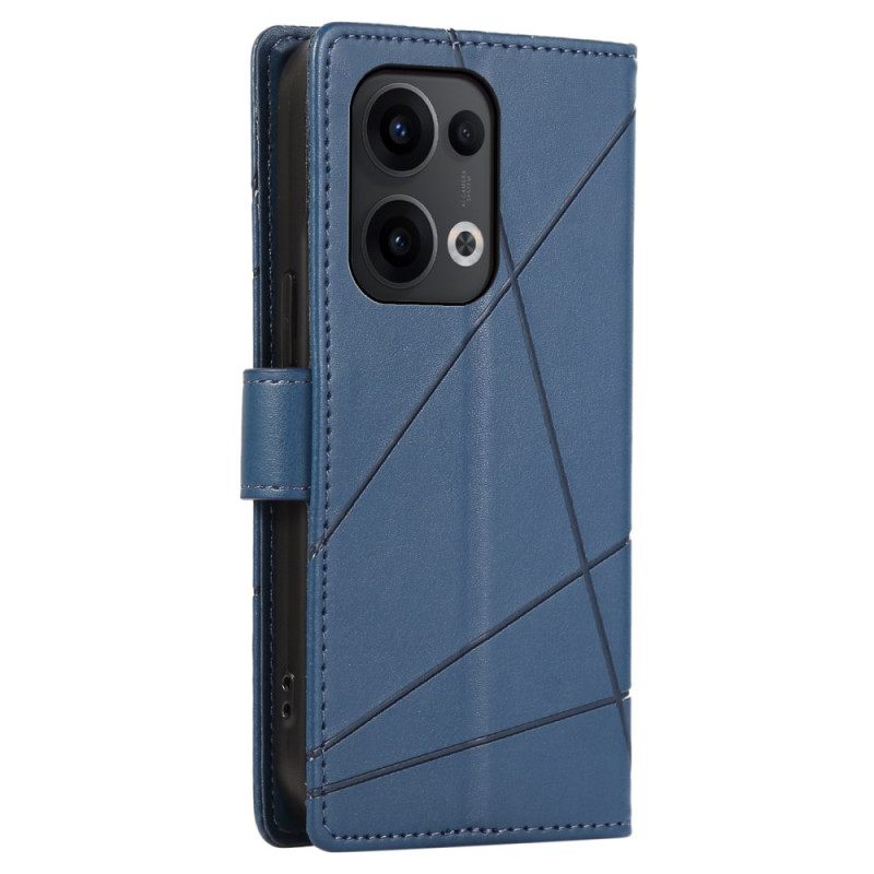 Folio-hoesje Oppo Reno 13 5g Lijnen
