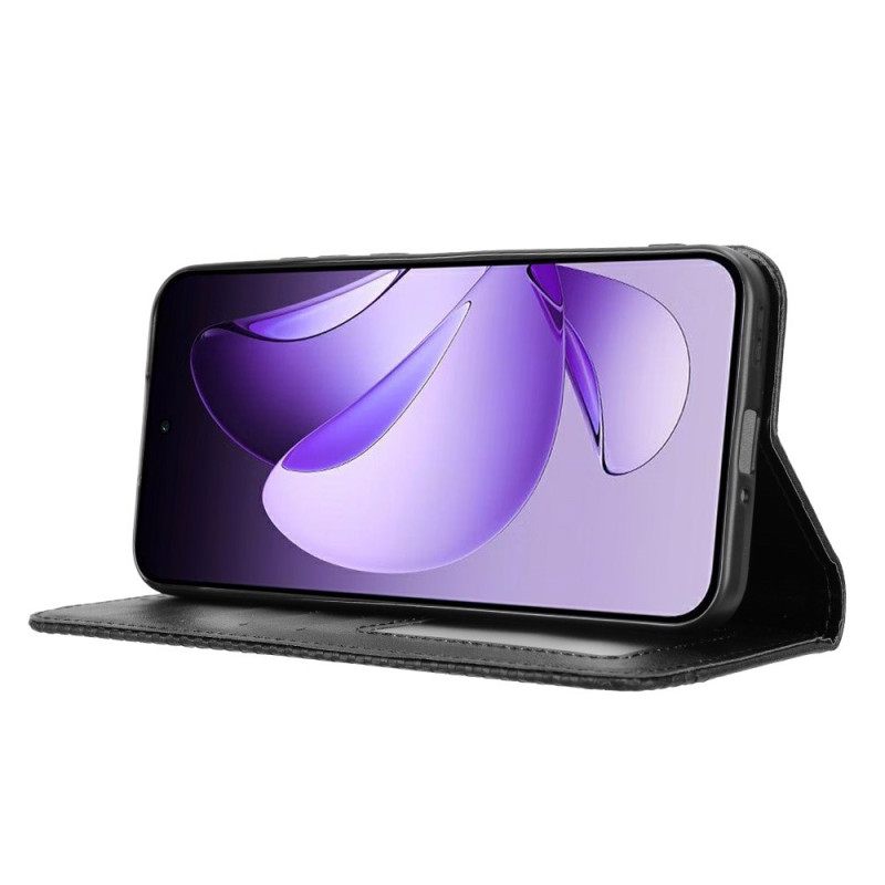 Folio-hoesje Oppo Reno 13 5g Vintage Fries Bescherming Hoesje