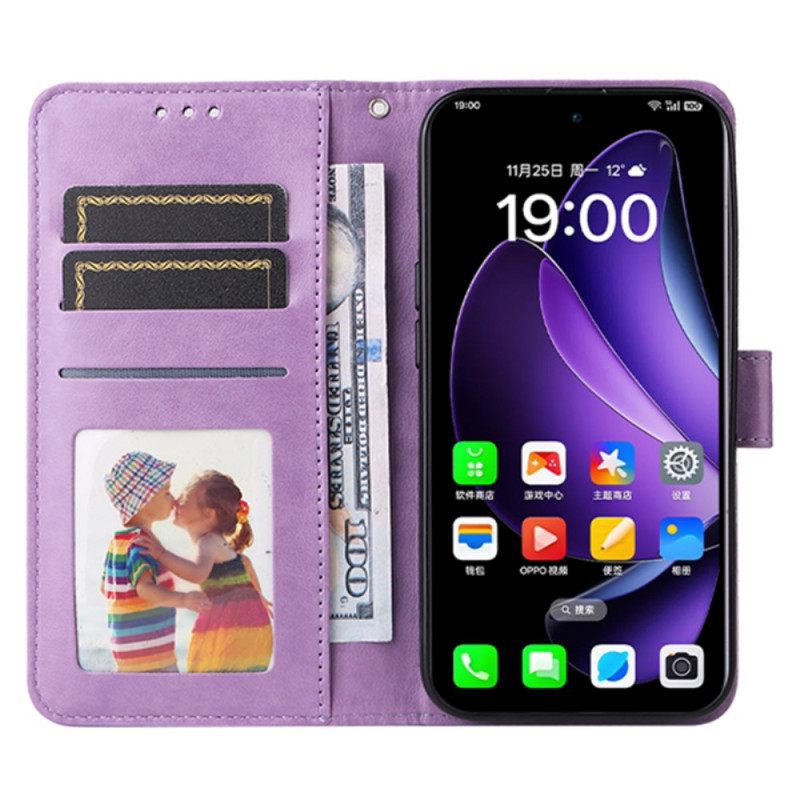 Folio-hoesje Oppo Reno 13 5g Zonnebloem
