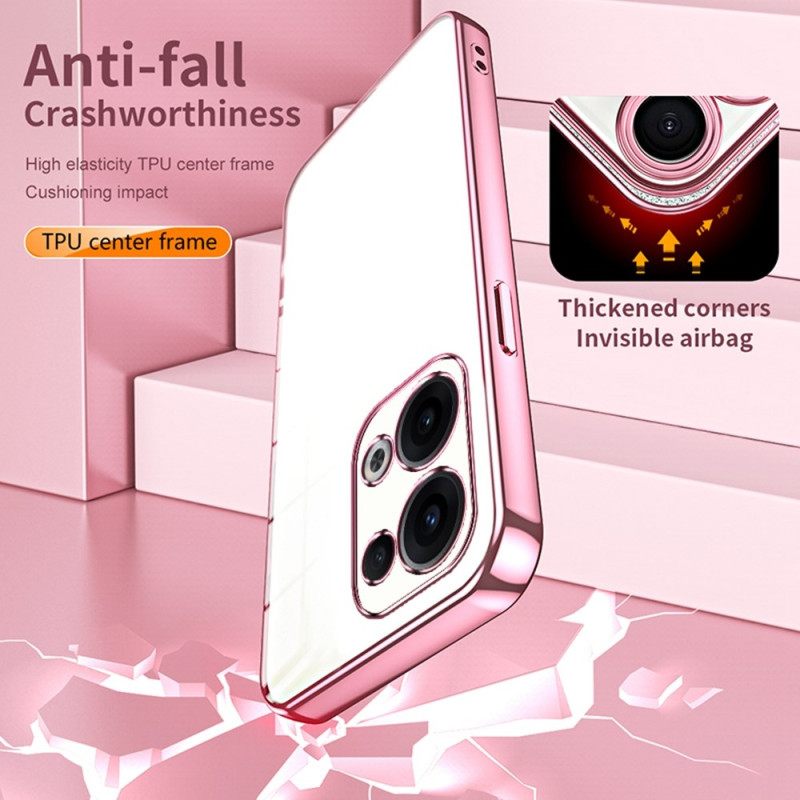 Hoesje Oppo Reno 13 5g Frame Met Metaallook