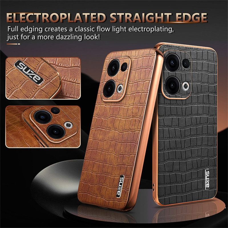 Hoesje Oppo Reno 13 5g Krokodillenstijl Azns