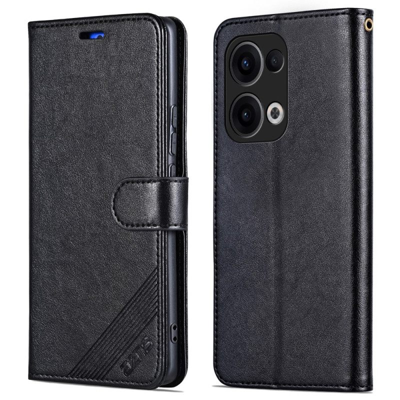 Leren Hoesje Oppo Reno 13 5g Azns Bescherming Hoesje