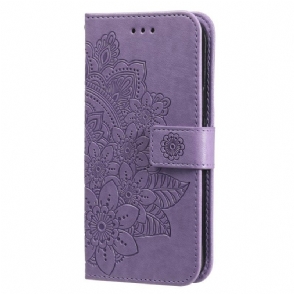 Leren Hoesje voor Xiaomi 13 Met Ketting Strakke Mandala