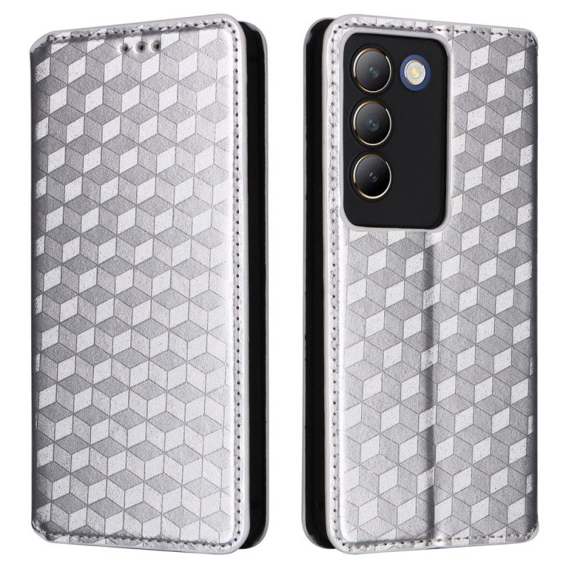 Folio-hoesje Vivo V40 Se 5g Diamanten Bescherming Hoesje
