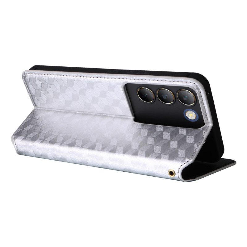 Folio-hoesje Vivo V40 Se 5g Diamanten Bescherming Hoesje