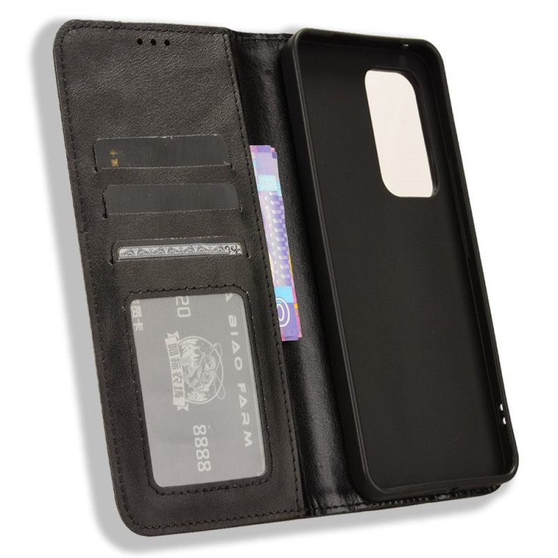 Folio-hoesje Vivo V40 Se 5g Telefoonhoesje Vintage Rand