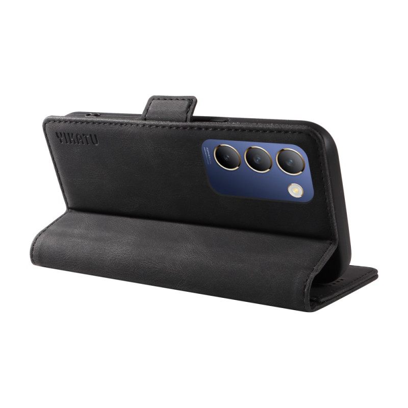 Folio-hoesje Vivo V40 Se 5g Yikatu Suède-effect