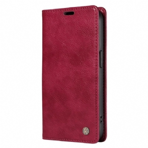 Folio-hoesje Voor Vivo V40 Se 5g Vintage Stijl Yikatu