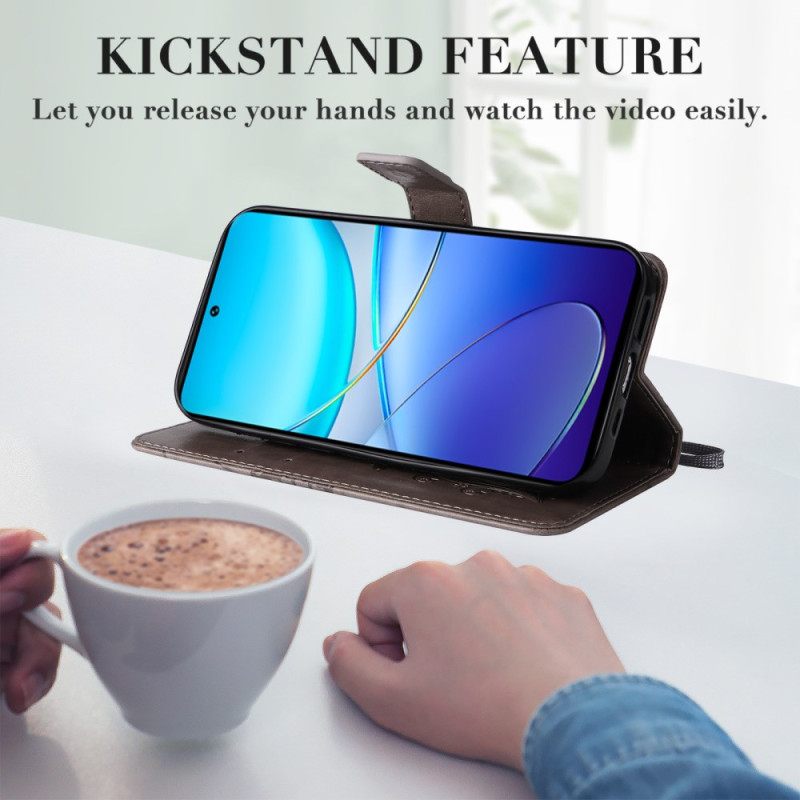 Leren Hoesje Voor Vivo V40 Se 5g Reuzenvlinders