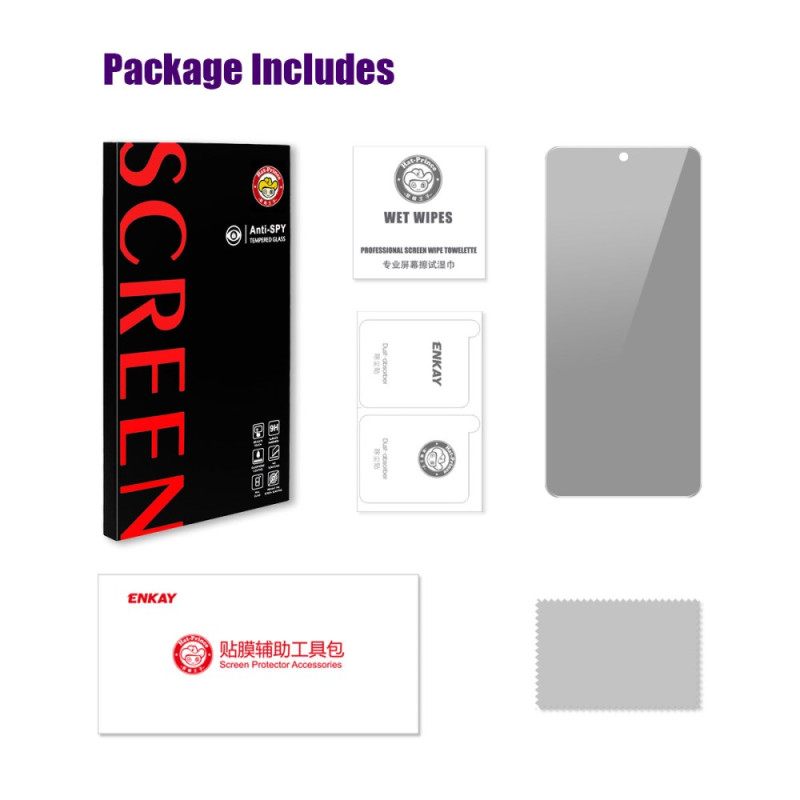 Screenprotector Met Anti-spionagefunctie Voor Vivo V40 Se 5g