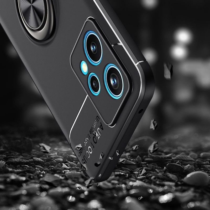Hoesje voor Realme 9 Pro Siliconen Met Roterende Ondersteuning