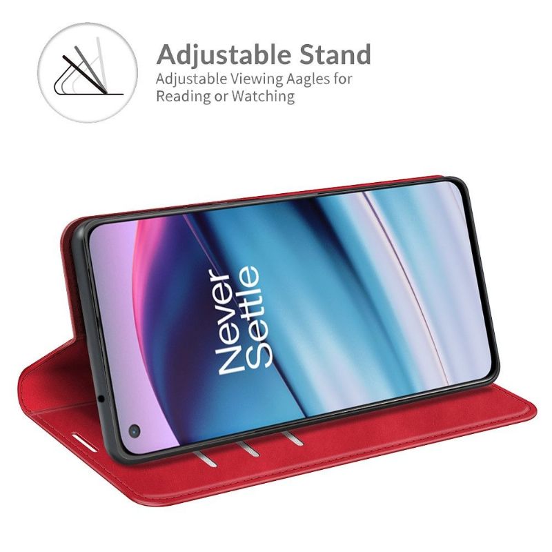 Case voor OnePlus Nord CE 5G Kunstleer Functie Stand