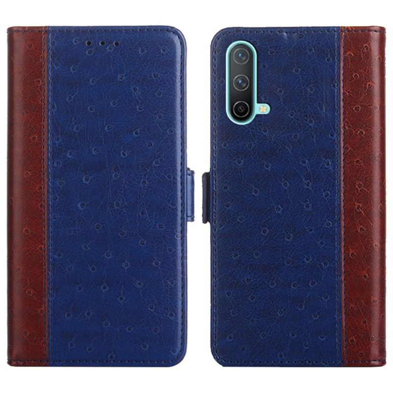 Cover voor OnePlus Nord CE 5G Anti-fall Folio-hoesje Ulrich Kunstleer