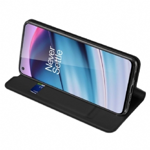 Cover voor OnePlus Nord CE 5G Anti-fall Zakelijk Satijneffect