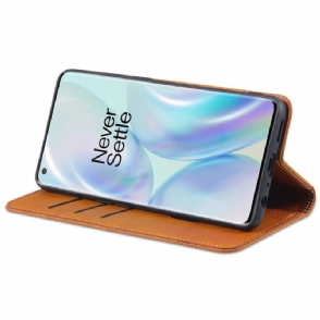 Cover voor OnePlus Nord CE 5G Portemonnee Azns Kunstleer