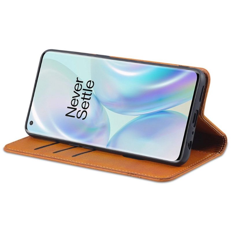 Cover voor OnePlus Nord CE 5G Portemonnee Azns Kunstleer