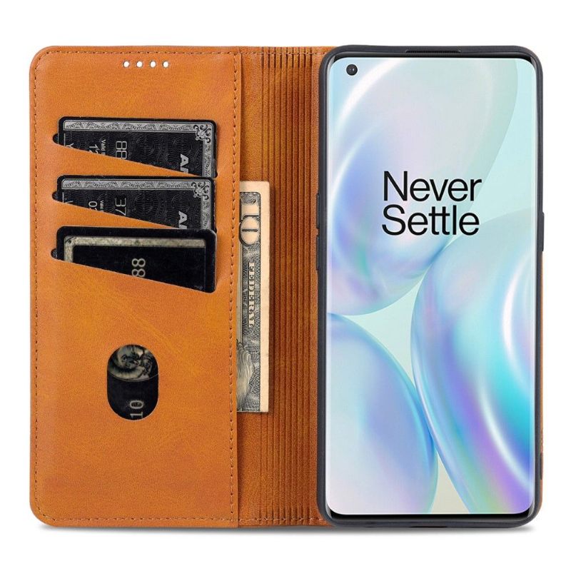 Cover voor OnePlus Nord CE 5G Portemonnee Azns Kunstleer