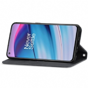 Folio-hoesje voor OnePlus Nord CE 5G Anti-fall Zakelijk Retro
