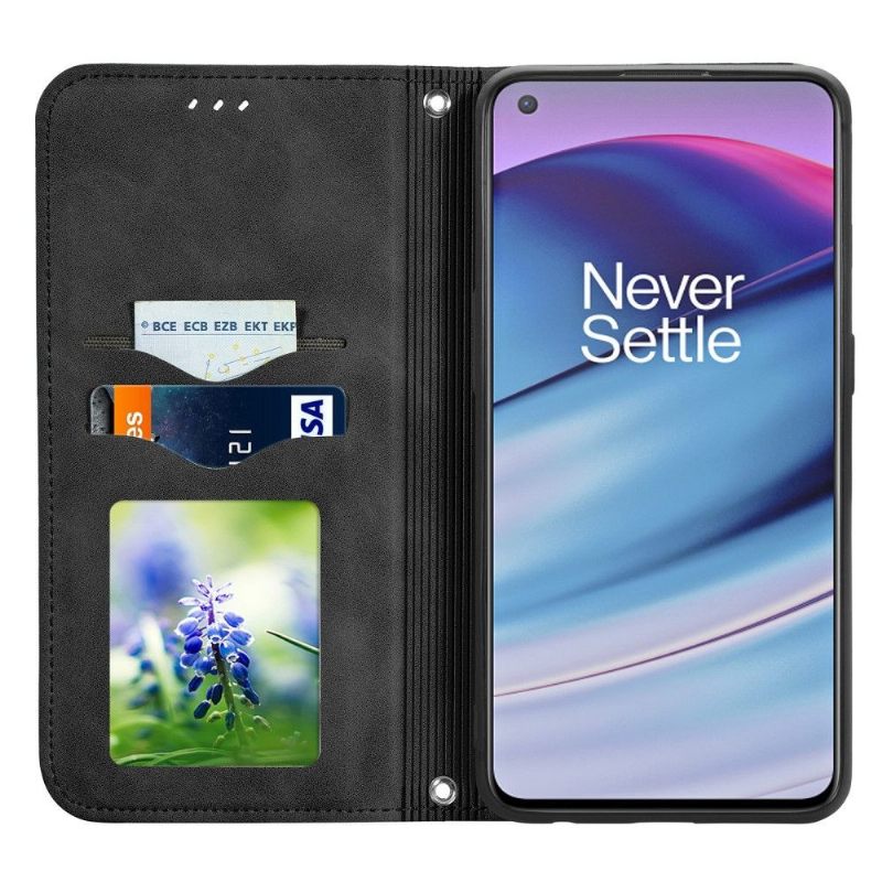 Folio-hoesje voor OnePlus Nord CE 5G Anti-fall Zakelijk Retro