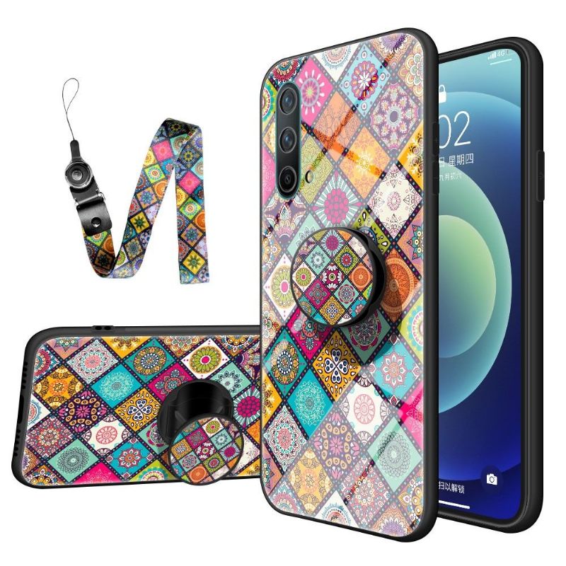 Hoesje voor OnePlus Nord CE 5G Mandala-caleidoscoop Met Standaard