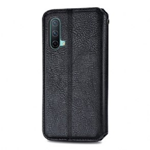 Leren Hoesje voor OnePlus Nord CE 5G Kub Design-kaarthouder