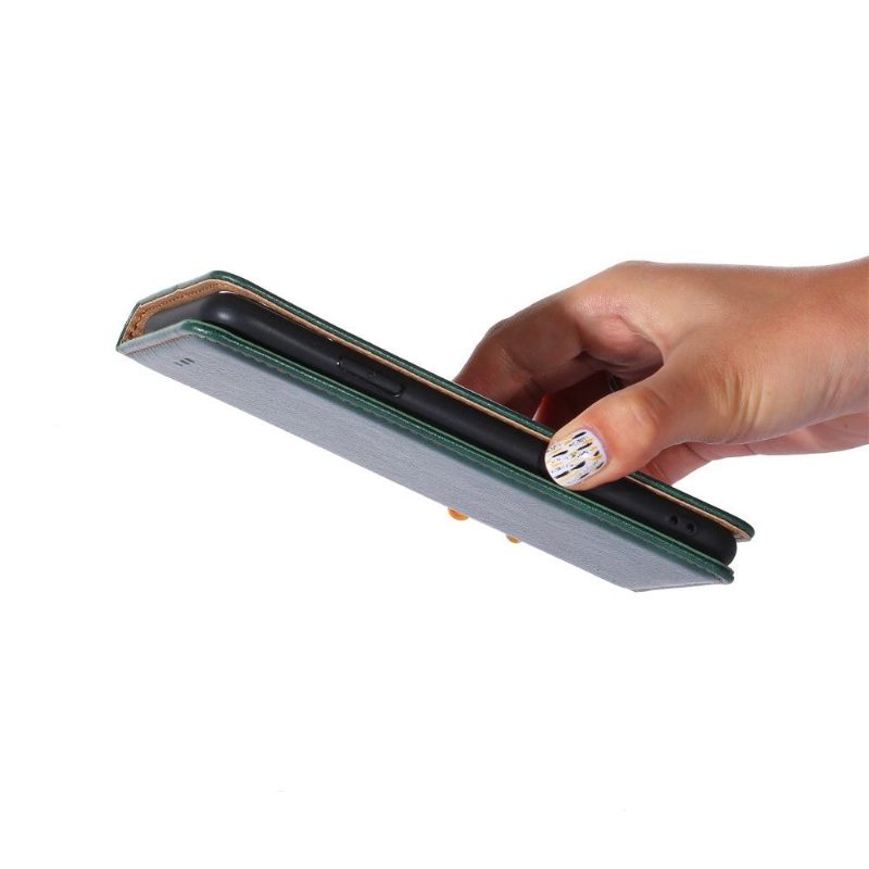 Telefoonhoesje voor OnePlus Nord CE 5G Bescherming Folio-hoesje Puur Kunstleer