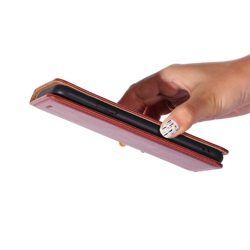 Telefoonhoesje voor OnePlus Nord CE 5G Bescherming Folio-hoesje Puur Kunstleer