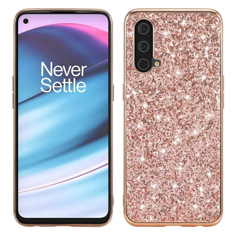 Telefoonhoesje voor OnePlus Nord CE 5G Bescherming Glamoureuze Pailletten