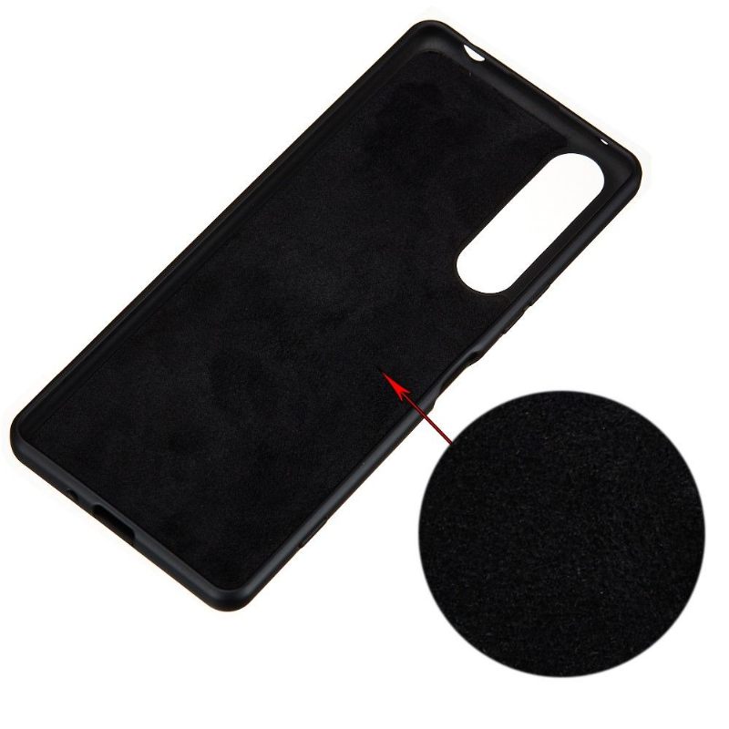 Telefoonhoesje voor Sony Xperia 5 II Bescherming Met Ketting Silicium