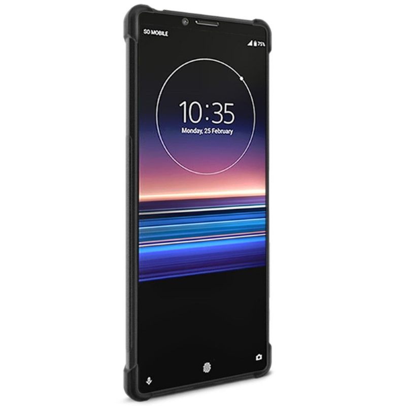 Hoesje voor Sony Xperia 1 Klasse Protect - Mat Zwart