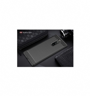 Hoesje voor Sony Xperia 1 Koolborstel Gel