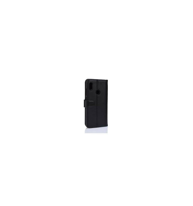 Folio-hoesje voor Xiaomi Redmi Note 5 Premium Leder - Zwart