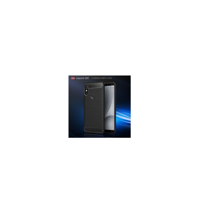Hoesje voor Xiaomi Redmi Note 5 Geborsteld Koolstof